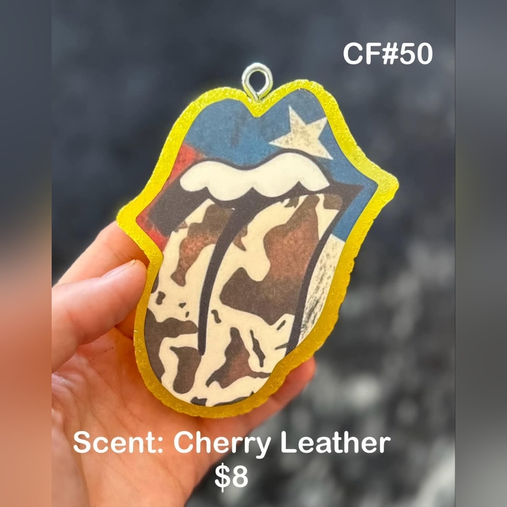 Yellow and Multicolor Air Freshener